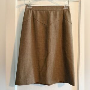 Emanuel Ungaro Brown A-Line Skirt